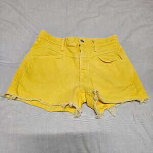 Mother Superior The Dazzler front Yoke Short Fray Women Size 26 Cotton